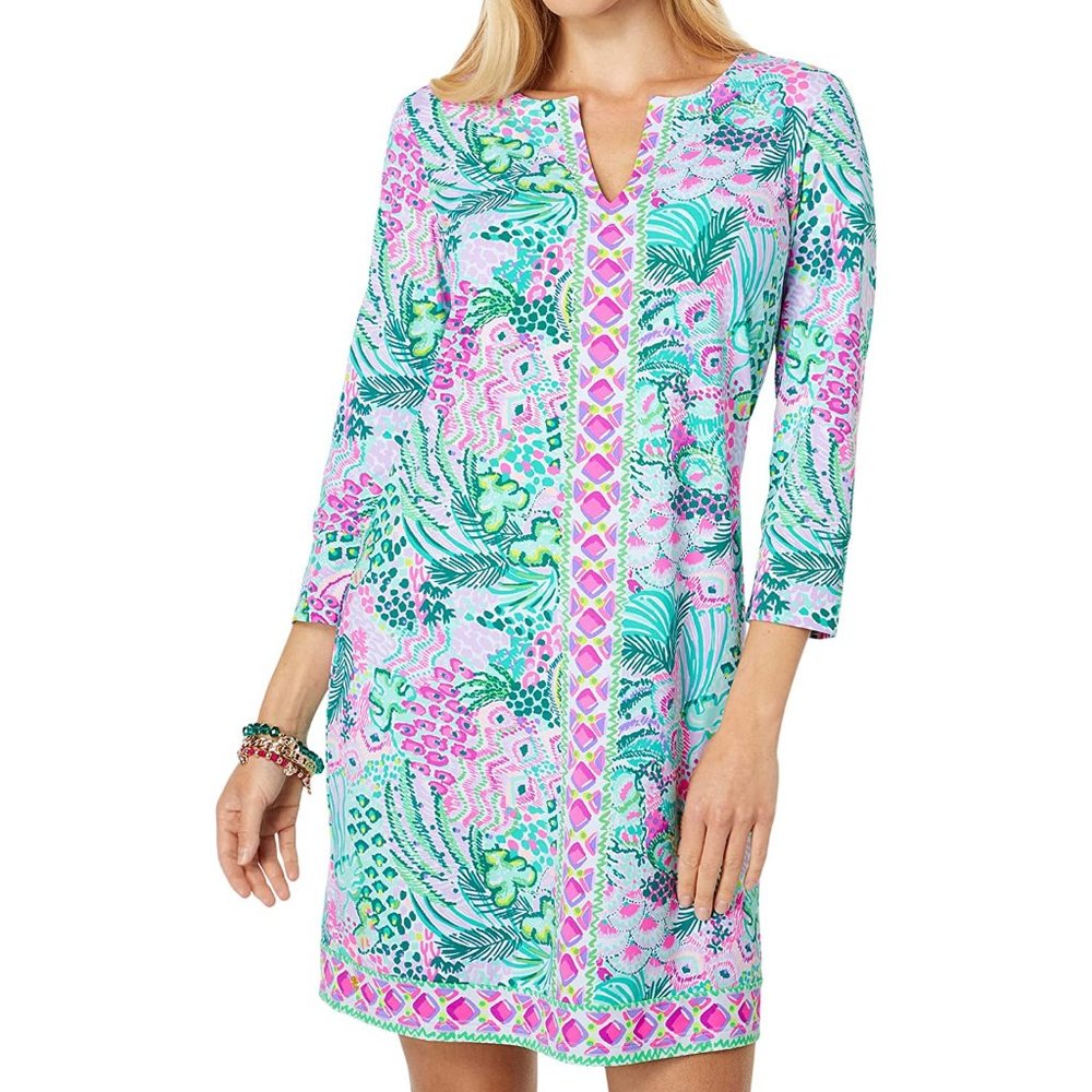 Lilly Pulitzer Nadine Multi Banana Split Engineered Chilly Lilly NWOT XL